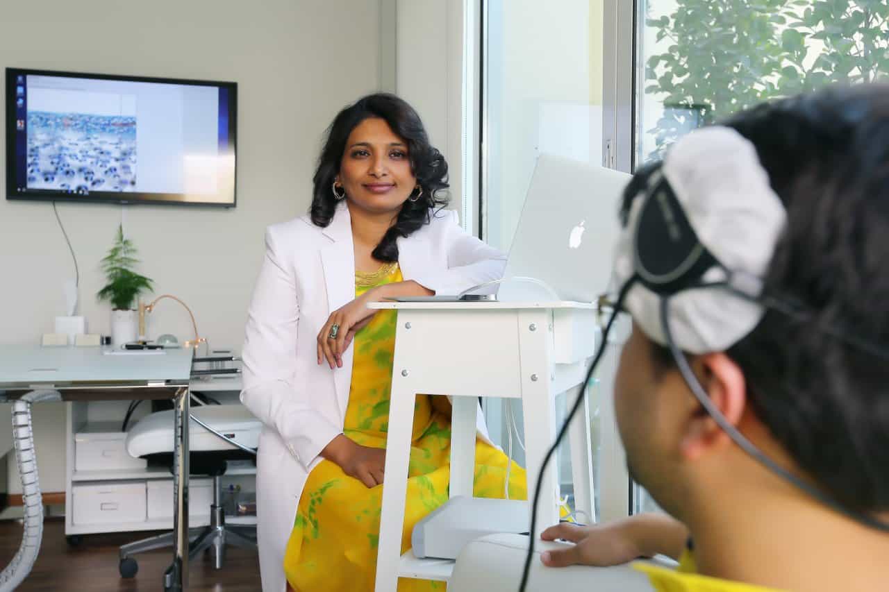 Advanced diagnostic equipment and health screening - State-of-the-art NLS screening technology and comprehensive health assessment tools at Healers Clinic