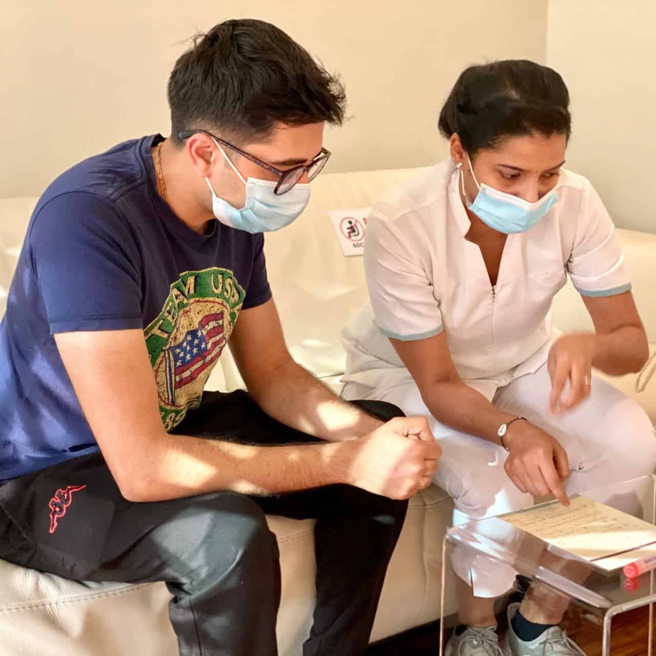 Ayurvedic consultation and detailed questioning process - Comprehensive health history assessment and lifestyle pattern evaluation for holistic treatment planning at Healers Clinic Dubai